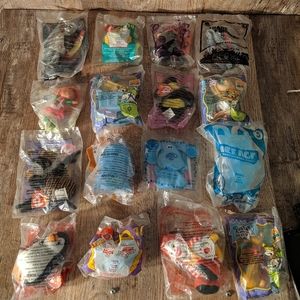(16) Vintage New in PKG McDonald's Happy Meal Toys